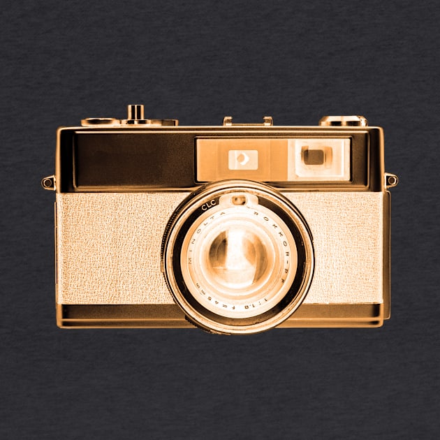 Gold/Orange - Vintage 1960s Rangefinder Camera by DecPhoto